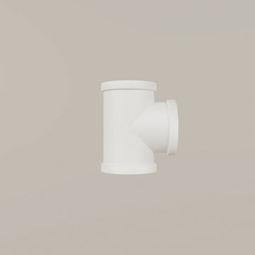T-stuk connector – Wit