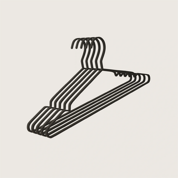 Cintres en velours – 5 pièces | 10 pièces