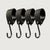 Ganci S – Set da 4 | con anello in gomma