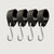 Ganci S – Set da 4 | con anello in gomma