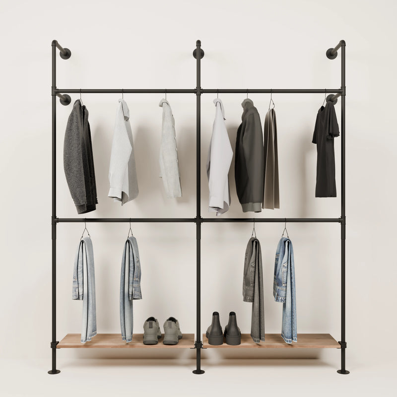 KIM DOUBLE 2 OAK – 2 hyllyä pohjassa