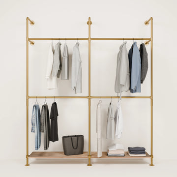 KIM DOUBLE 2 OAK – 2 ripiani sottostanti | oro