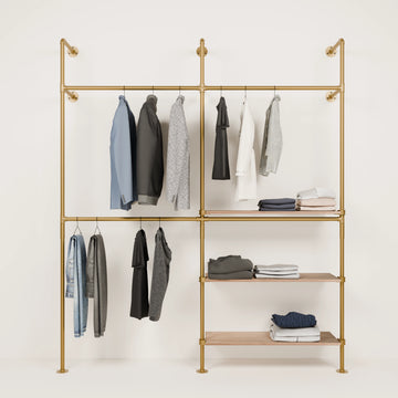 KIM DOUBLE 2 OAK – 3 ripiani destra | oro