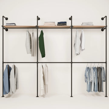 KIM DOUBLE 3 OAK – 3 hyllor top