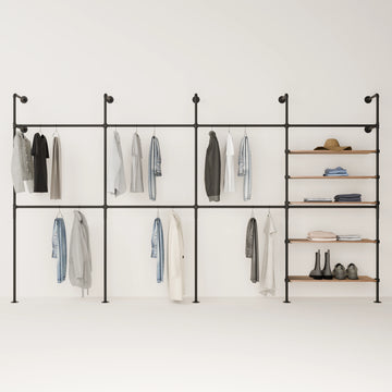 KIM DOUBLE 4 OAK – 5 hyllplan