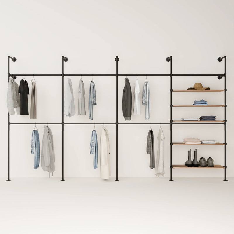 KIM DOUBLE 4 OAK – 5 shelves