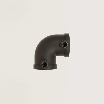 Rohrverbinder 90 Grad schwarz