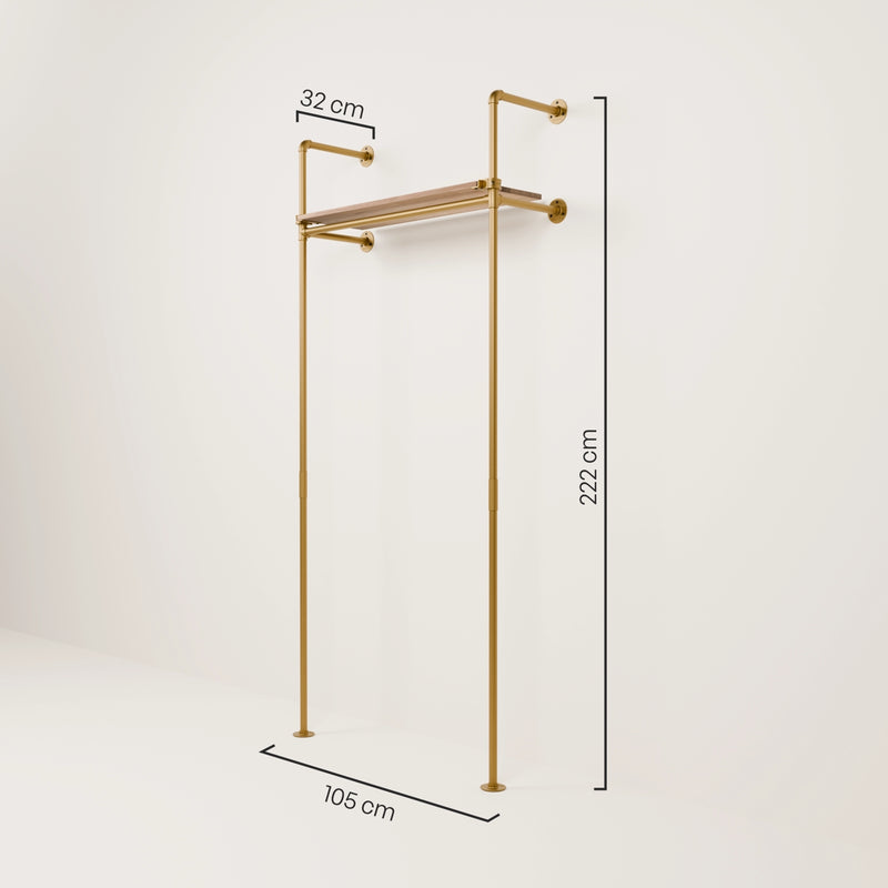 KIM 1 OAK – 1 bovenste plank | goud