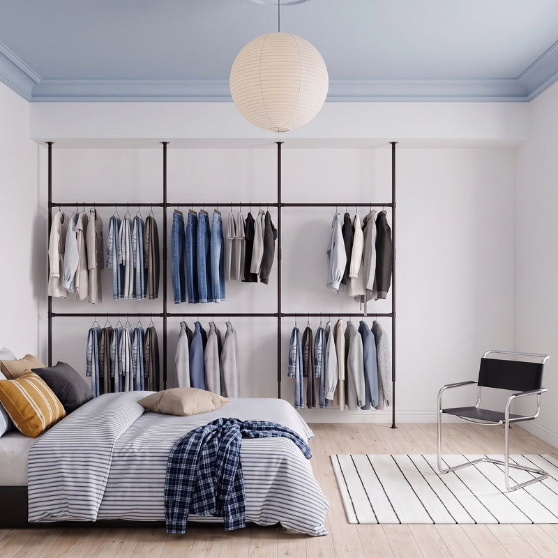 Ausziehbare Teleskopstange als Kleiderstange bestellen ✓ – pamo. design