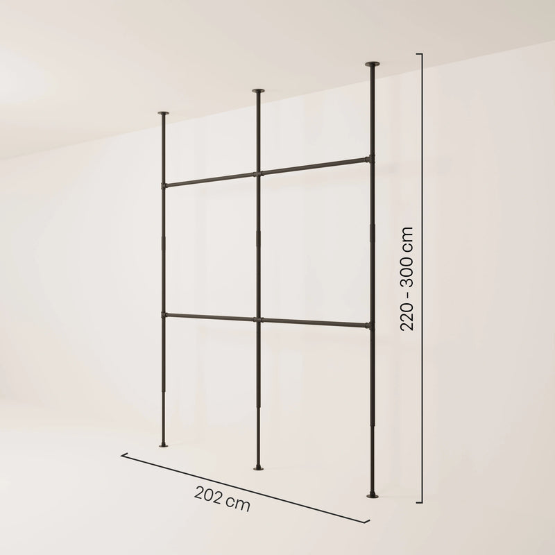 Teleskopregal im zeitlosen Wasserrohrlook bestellen 🛍 – pamo. design