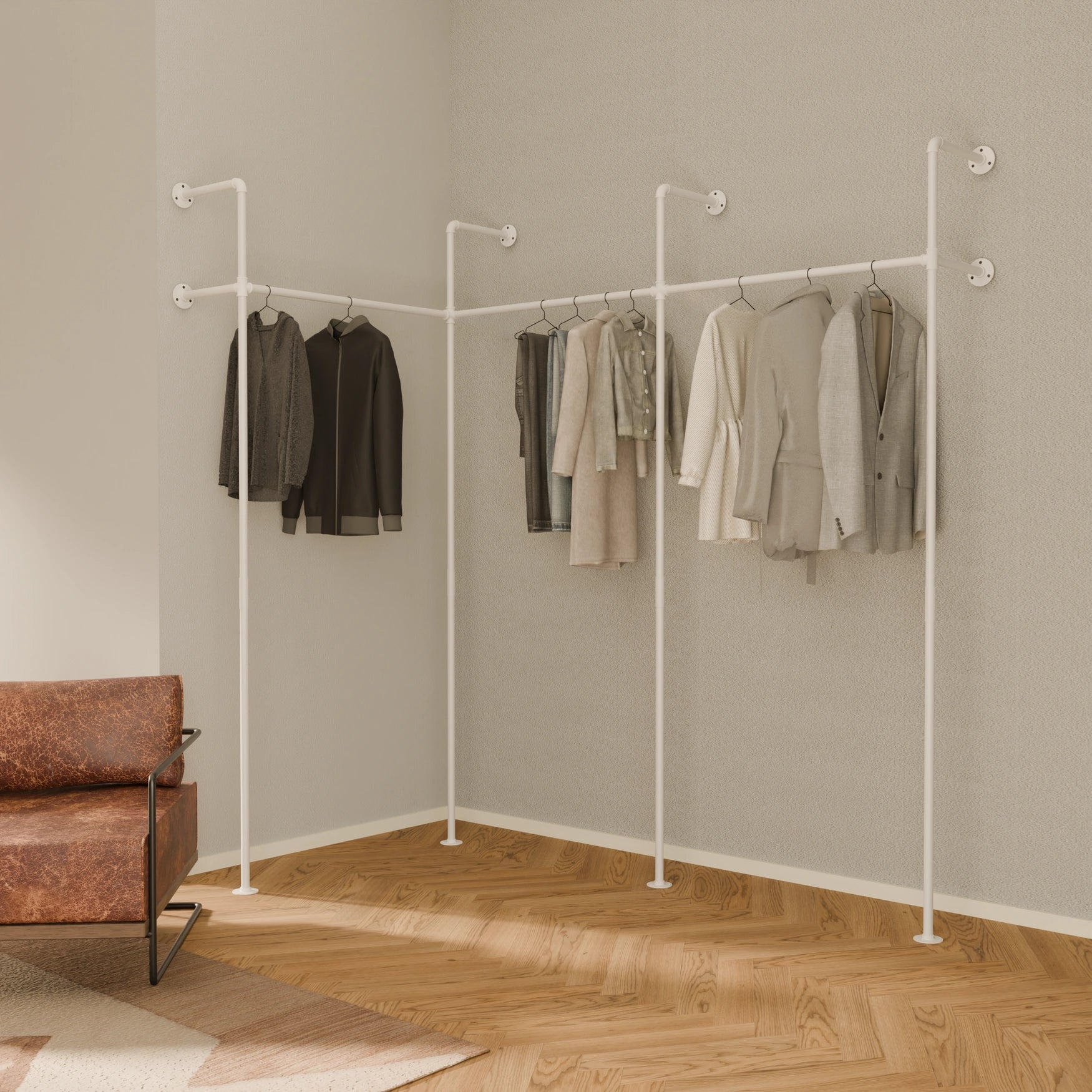 Eck-Kleiderstange online kaufen » Stil & Funktionalität ✨ – pamo. design