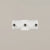 Morsetto per tubi 3/4” – Bianco
