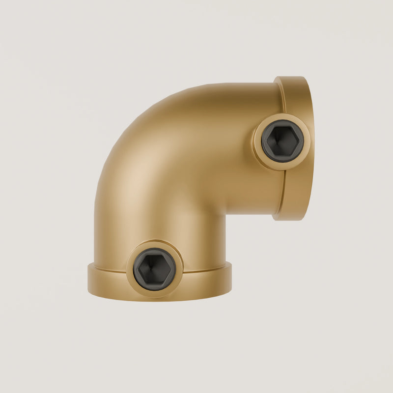 Abrazadera de 90° – Oro
