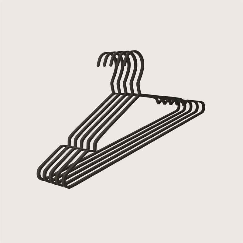 Kledinghangers fluweel – 5 stuks | 10 stuks