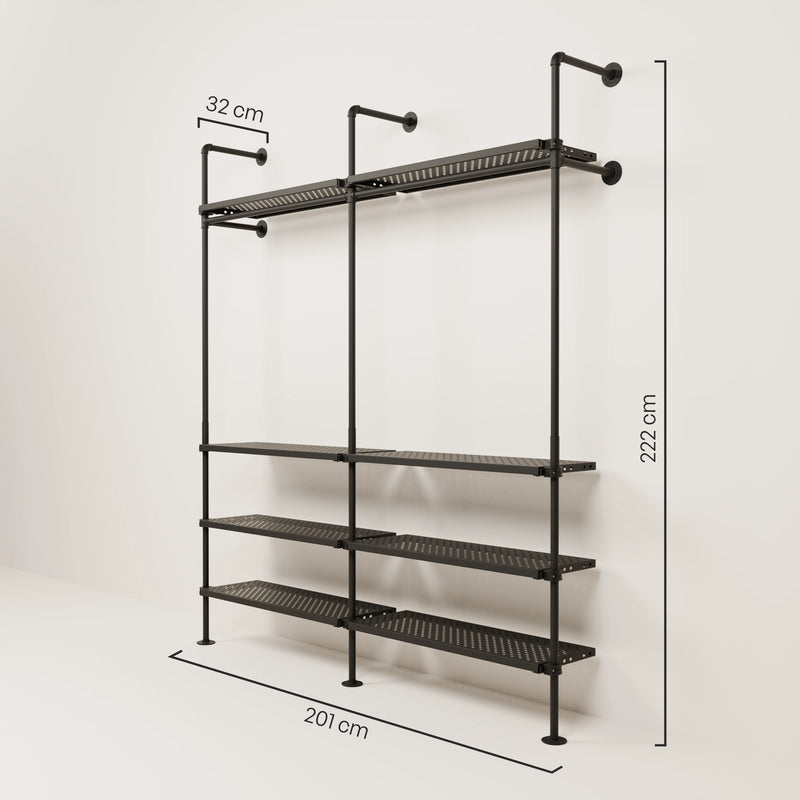 KIM 2 METAL – 8 estantes