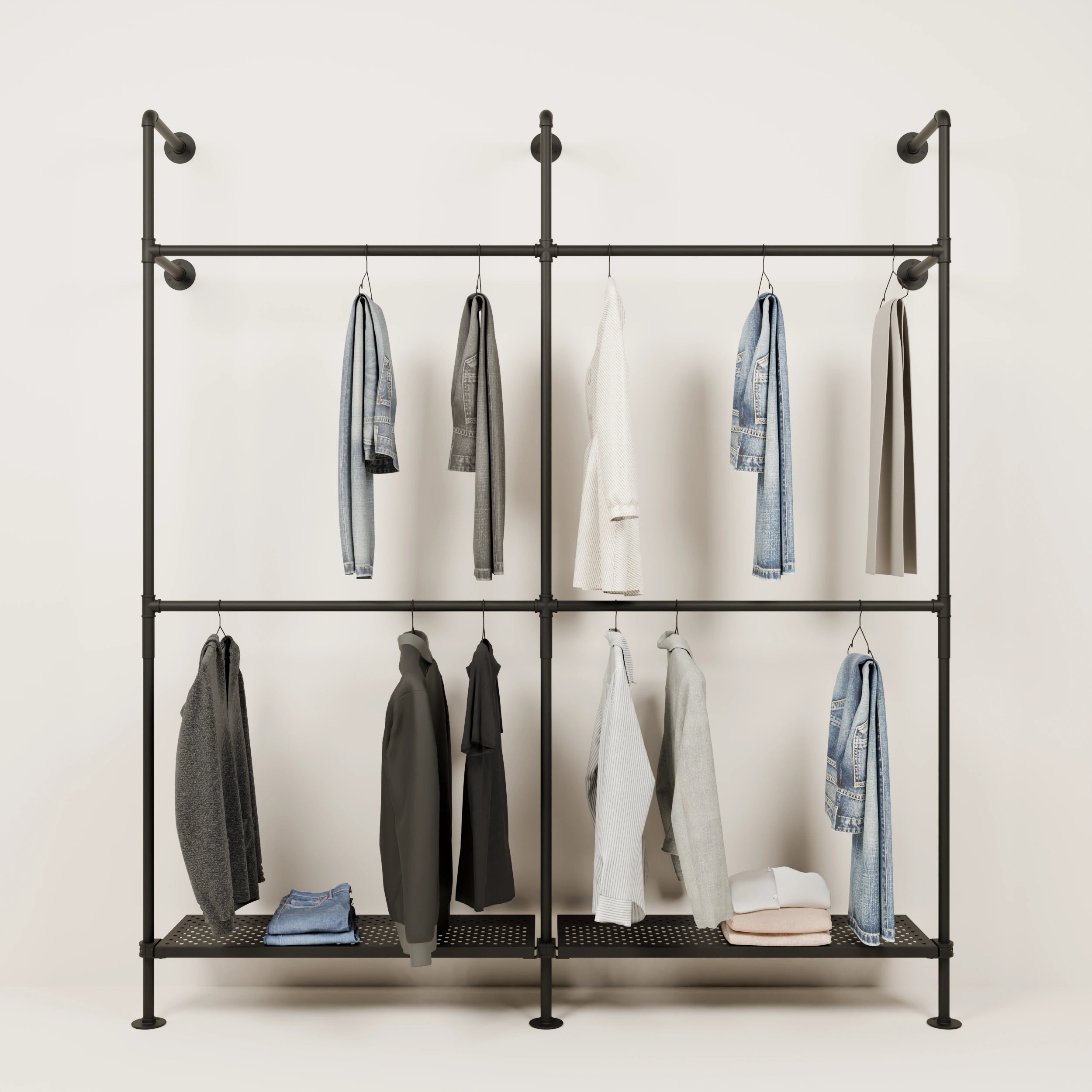 KIM DOUBLE 2 METAL – 2 rafturi în partea de jos