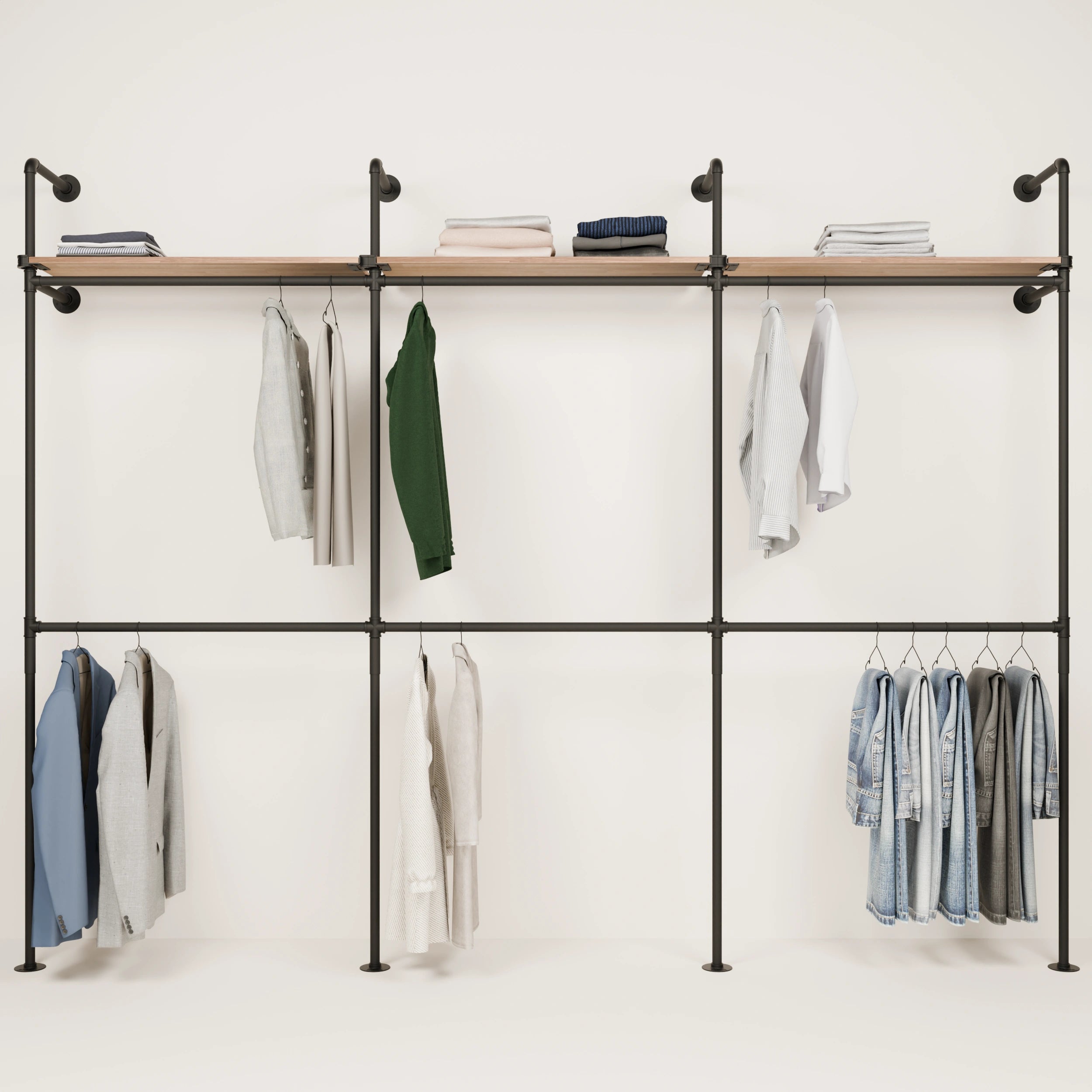 KIM DOUBLE 3 OAK – 3 ράφια στην κορυφή