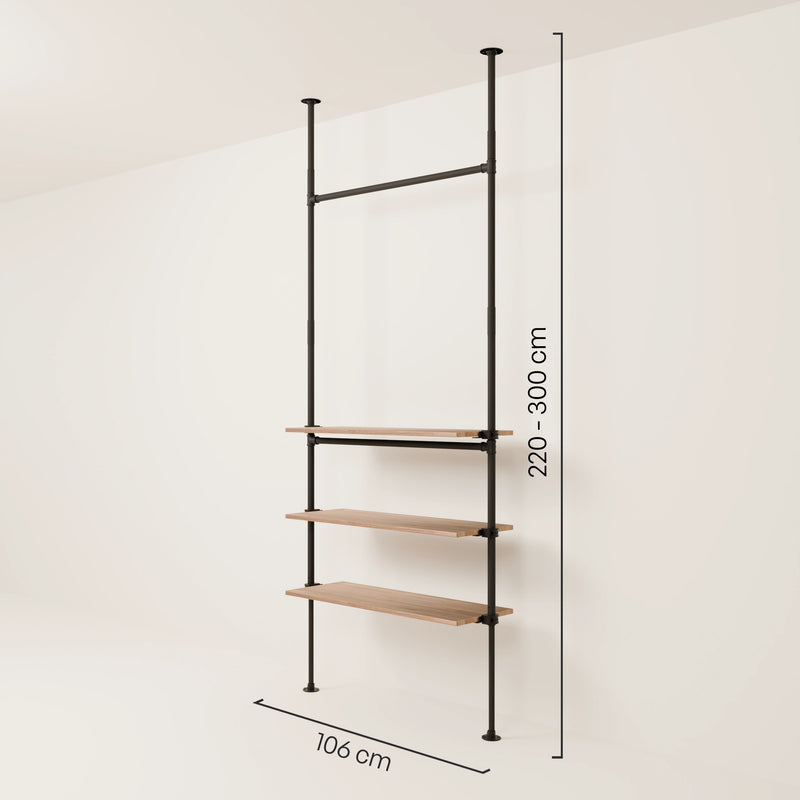 LOFT 1 OAK – 3 étagères
