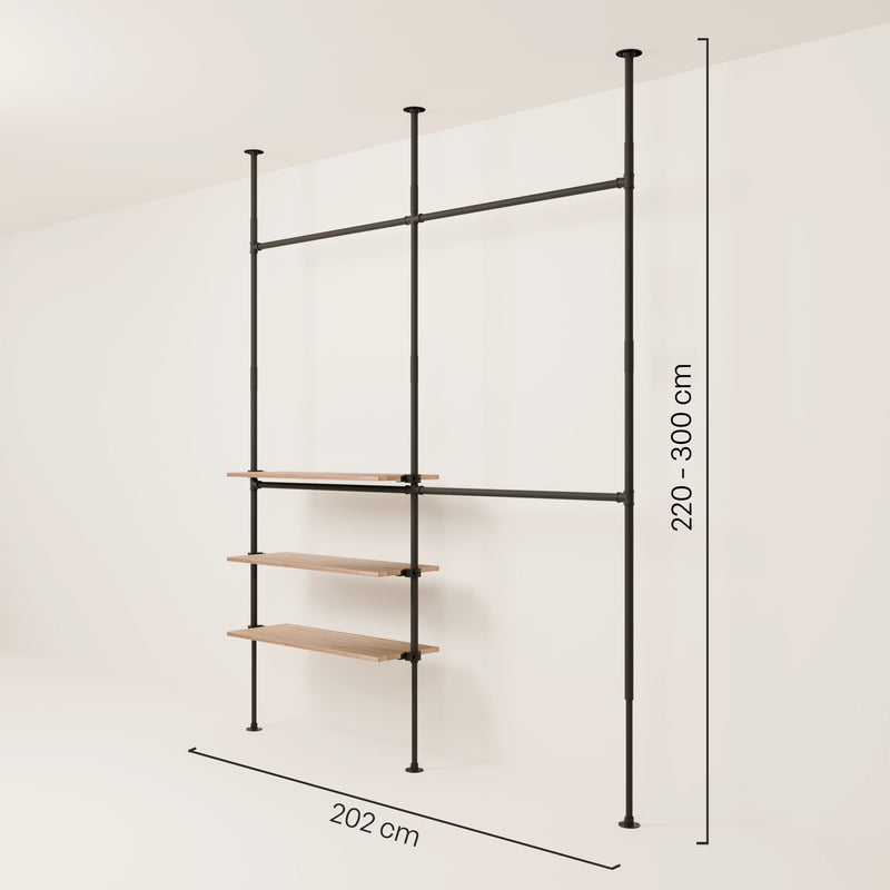 LOFT 2 OAK – 3 ripiani