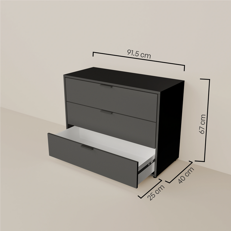 LIV 3 – Chest of drawers | 3 drawers