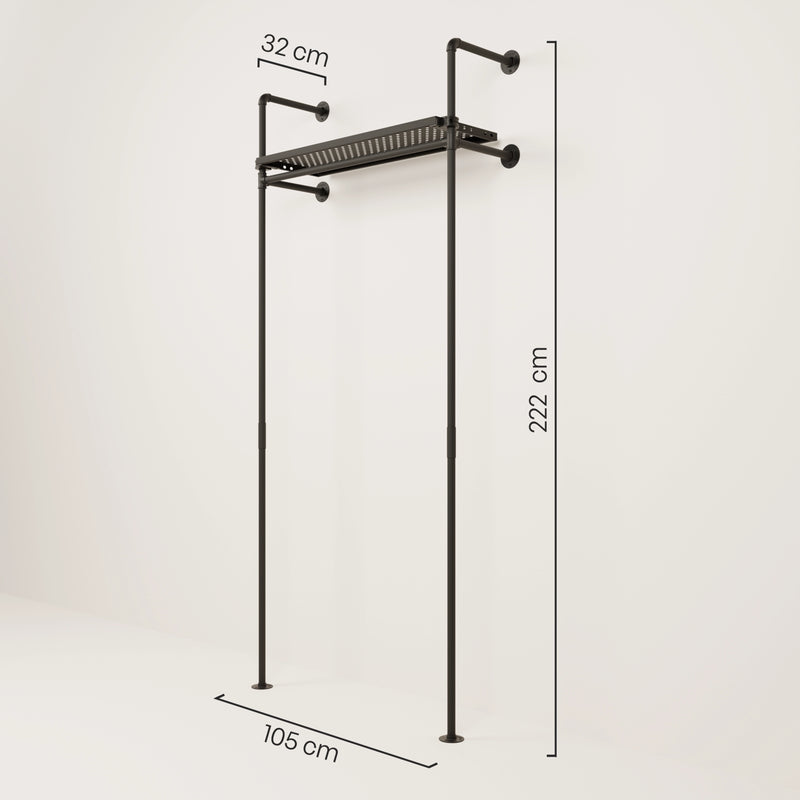 KIM 1 METAL – Appendiabiti aperto