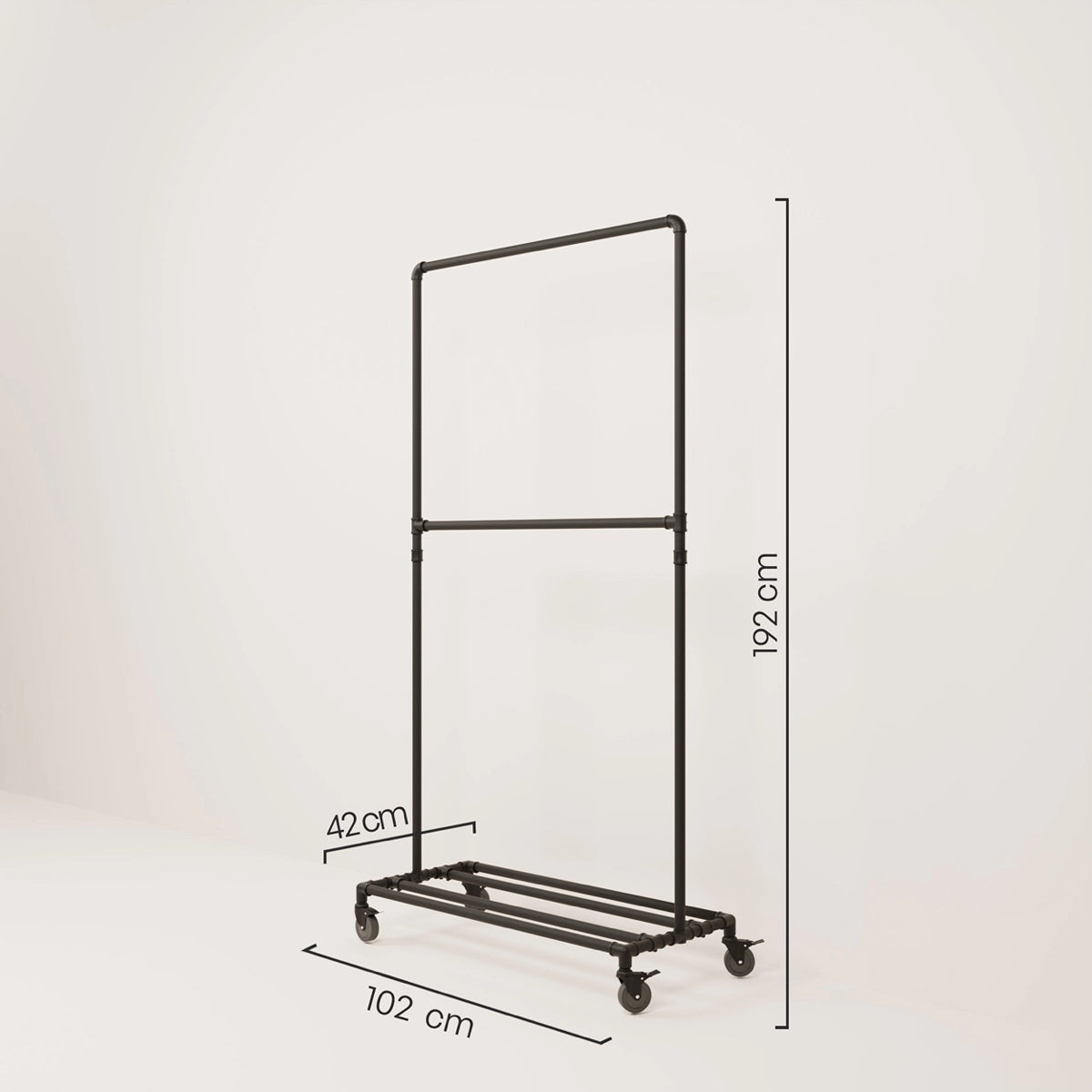 Stabiler Kleiderständer auf Rollen » Flexibel & Stylisch ✓ – pamo. design