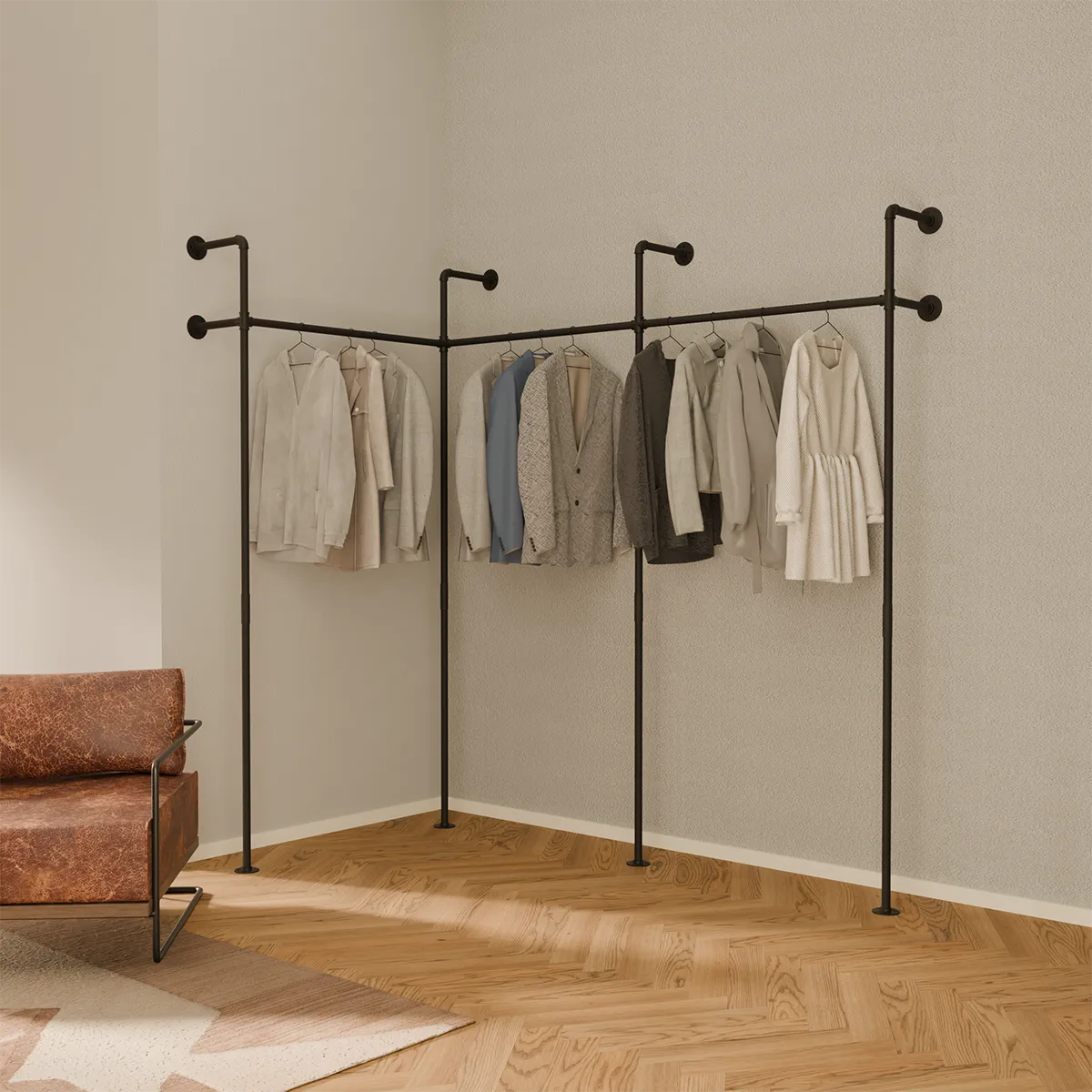 Eck-Kleiderstange online kaufen » Stil & Funktionalität – pamo. design