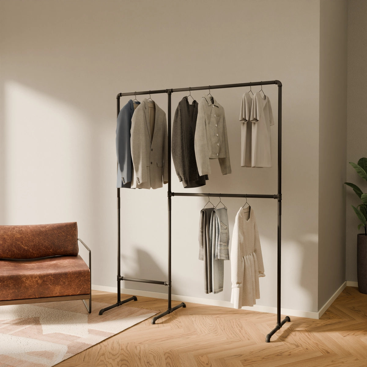 Doppelte Kleiderstange (zweistöckig) » Hier online kaufen – pamo. design