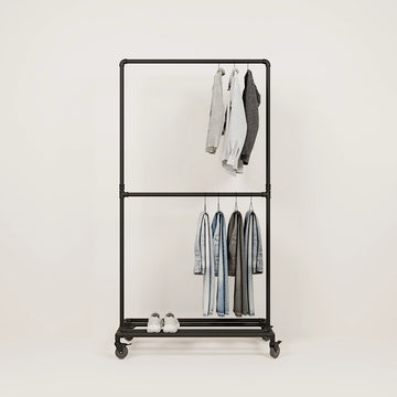 Stabiler Kleiderständer auf Rollen » Flexibel & Stylisch ✓ – pamo. design