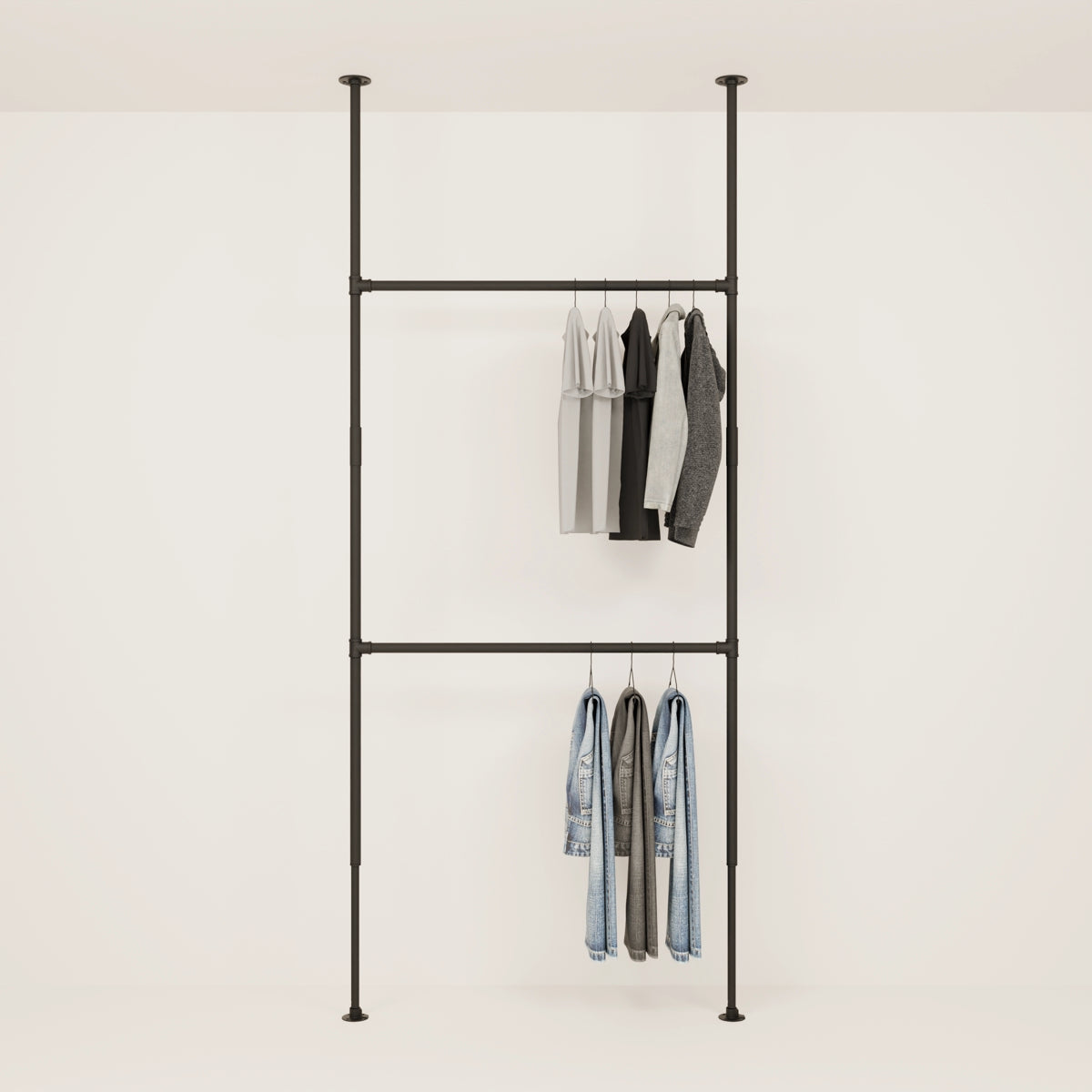 Offene Garderobe ohne Bohren kaufen - LOFT 1 🛍