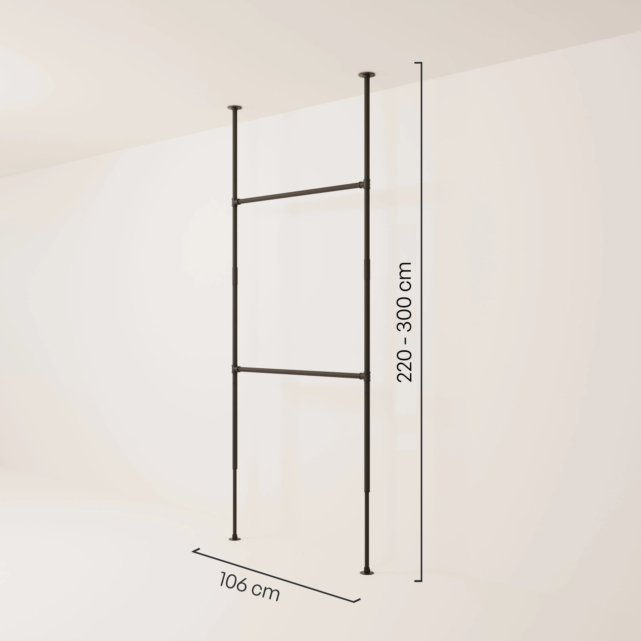 Offene Garderobe ohne Bohren kaufen - LOFT 1 🛍