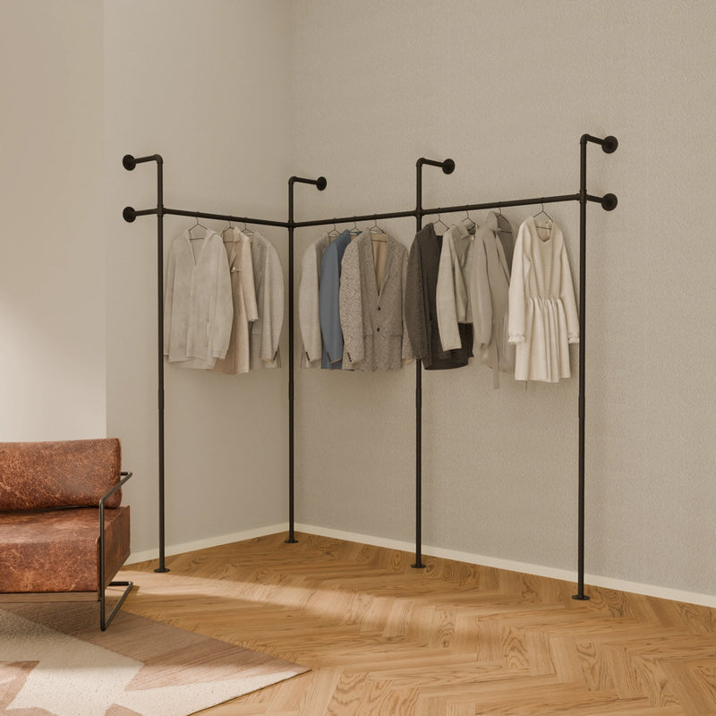 Kleiderstange für Ecken & Nischen » Jetzt entdecken 🛍 – pamo. design